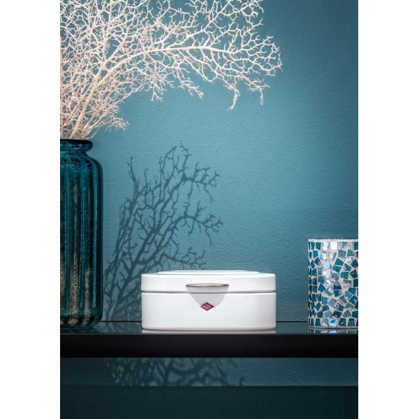 Одинарна матова біла хлібниця Elly 320 мм