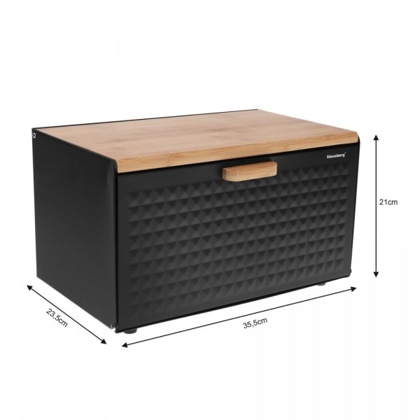 Chlebak dwustronny Klausberg KB-7425 (stalowo-drewniany)