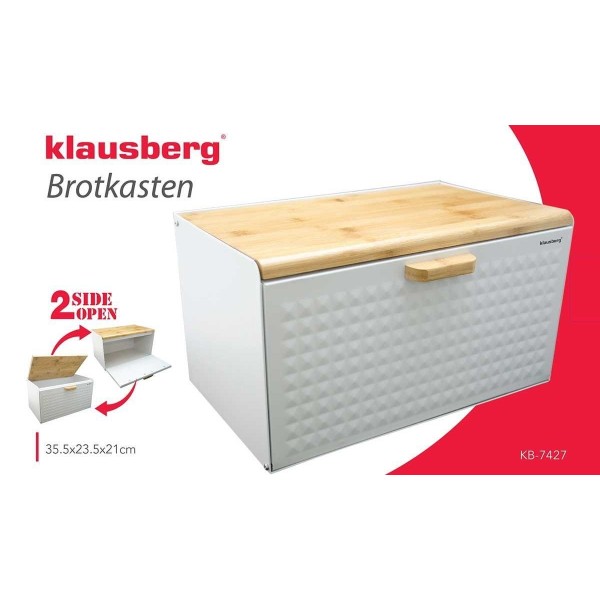 Chlebak Klausberg KB-7427 (stalowo-drewniany)