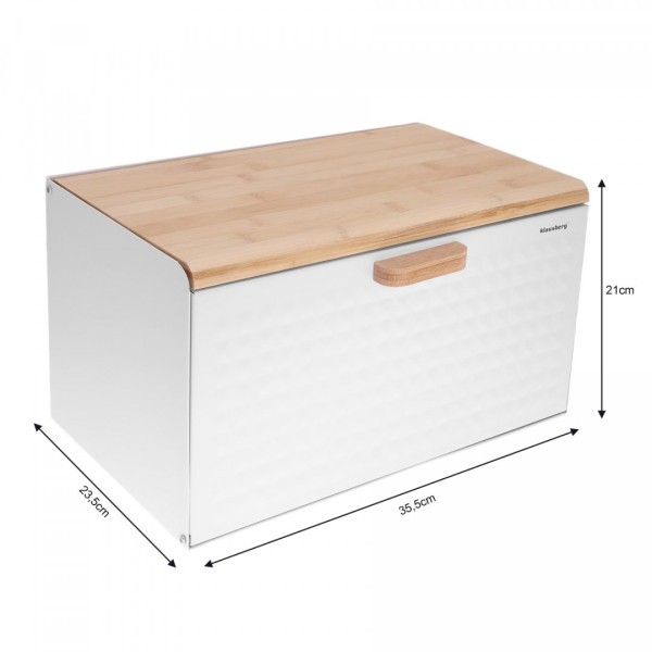 Chlebak Klausberg KB-7427 (stalowo-drewniany)