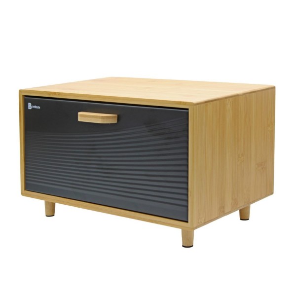 БАМБУКОВА ХЛІБНИЦЯ BRUNBESTE ХЛІБНИЦЯ BB-4252 ЧОРНИЙ