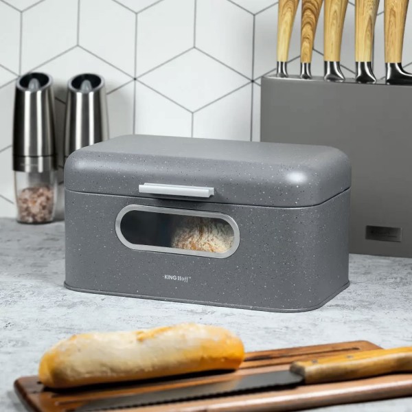 Chlebak stalowy Kinghoff KH-1080 (marmurek)