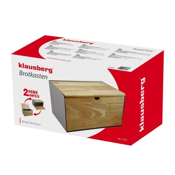 Chlebak Klausberg KB-7395 (stalowo-drewniany)