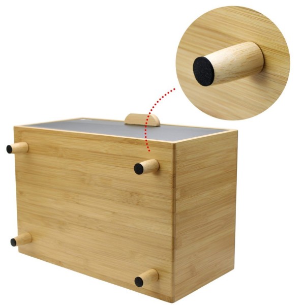 Chlebak bambusowy Brunbeste BB-4250 (czarny)