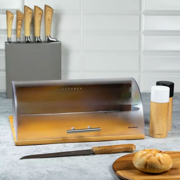 Chlebak Klausberg KB-7096 (drewniano-akrylowy)