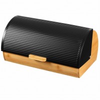 ДЕРЕВ'ЯНА ХЛІБНИЦЯ З МЕТАЛЕВОЮ КРИШКОЮ BRUNBESTE BB-2737