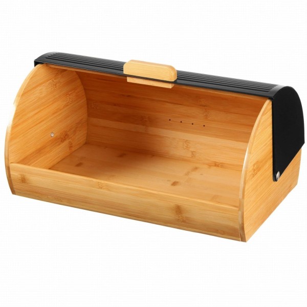 Chlebak drewniany Brunbeste BB-2737 (z metalową pokrywą)