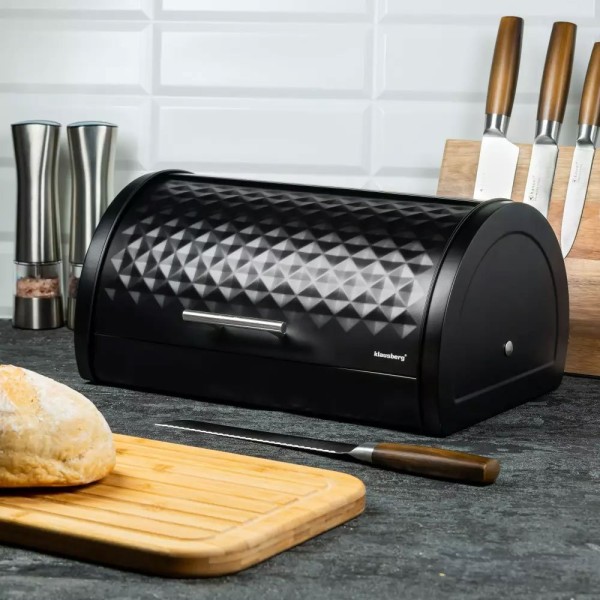 Chlebak stalowy Klausberg KB-7453 (z pokrywą diamond)