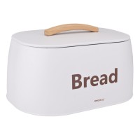 ХЛІБНИЦЯ СТАЛЕВИЙ КОНТЕЙНЕР ДЛЯ ХЛІБА KINGHOFF KH-1947 БІЛИЙ