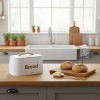 Chlebak do przechowywania pieczywa Kinghoff KH-1947 (stalowy, biały)