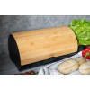 Chlebak do przechowywania pieczywa Brunbeste BB-2738 (stalowy z pokrywą drewnianą)