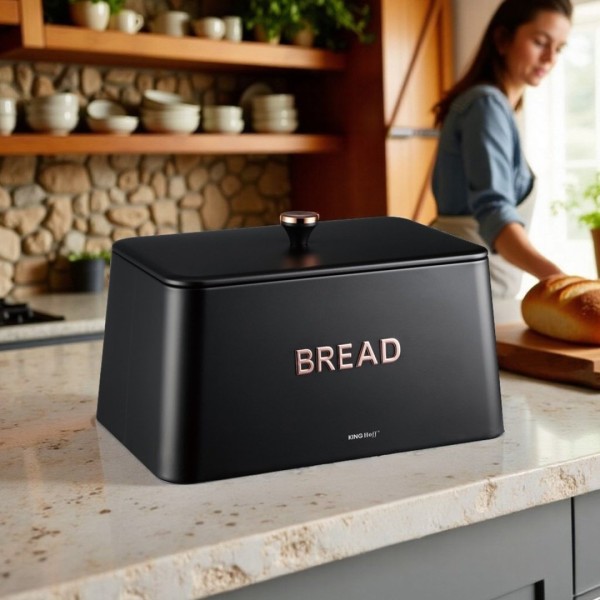 Chlebak Kinghoff KH-1949 (stalowy, czarny)