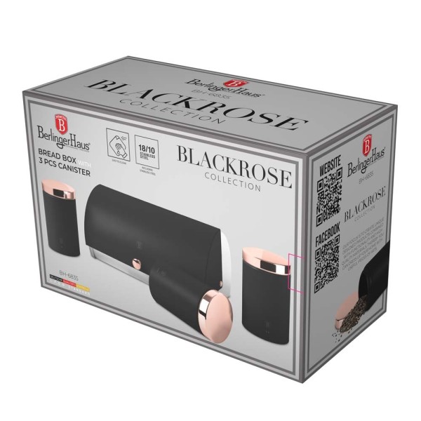 Zestaw pojemników i chlebak Berlinger haus BH-6835 (3 elementy)