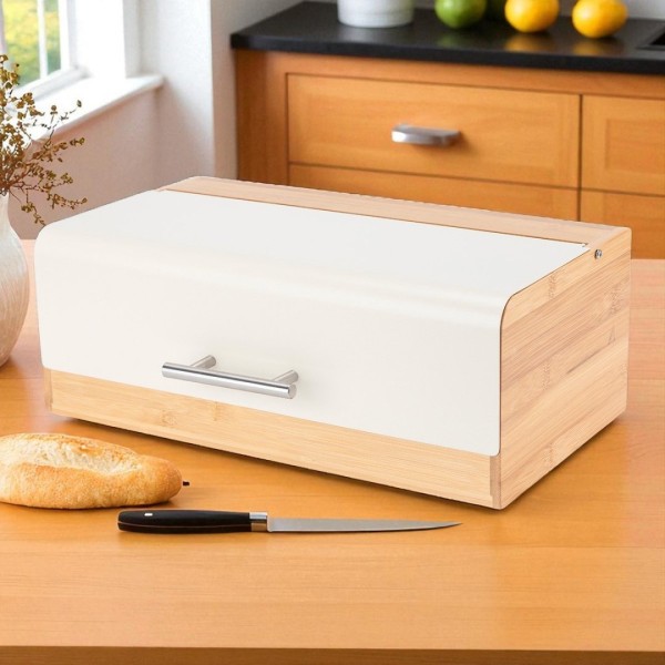 БАМБУКОВА ХЛІБНИЦЯ КОНТЕЙНЕР ДЛЯ ХЛІБА E-6075 ВЕРШКОВИЙ