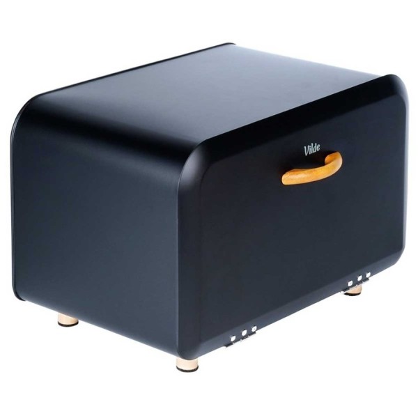 Chlebak stalowy VILDE 259618 (czarny)