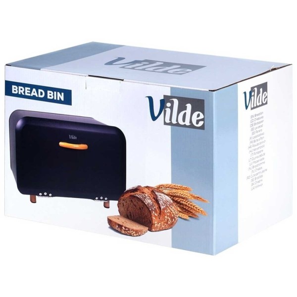 Chlebak stalowy VILDE 259618 (czarny)