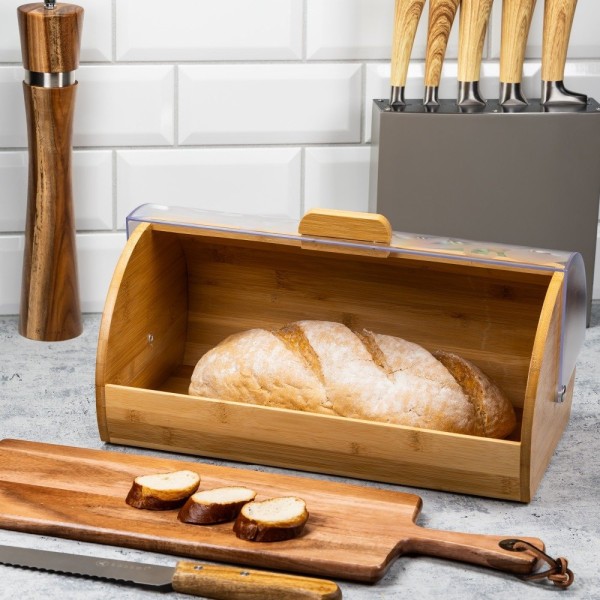 Chlebak bambusowo-akrylowy Kinghoff KH-3615 (bambus i akryl)