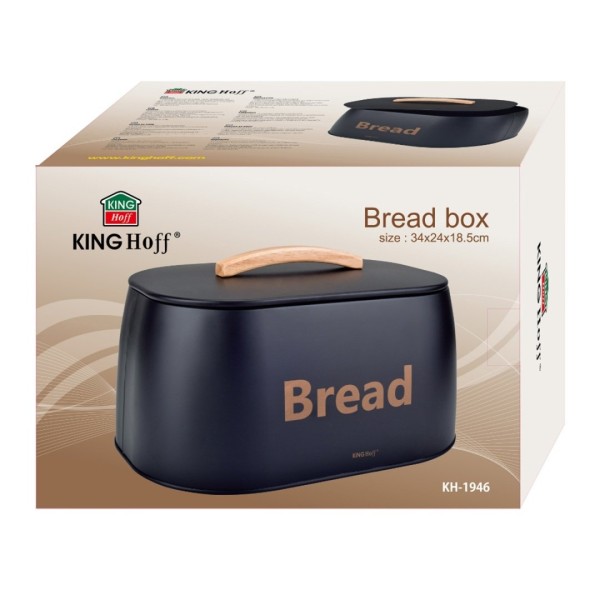 Chlebak na pieczywo Kinghoff KH-1946 (stalowy)