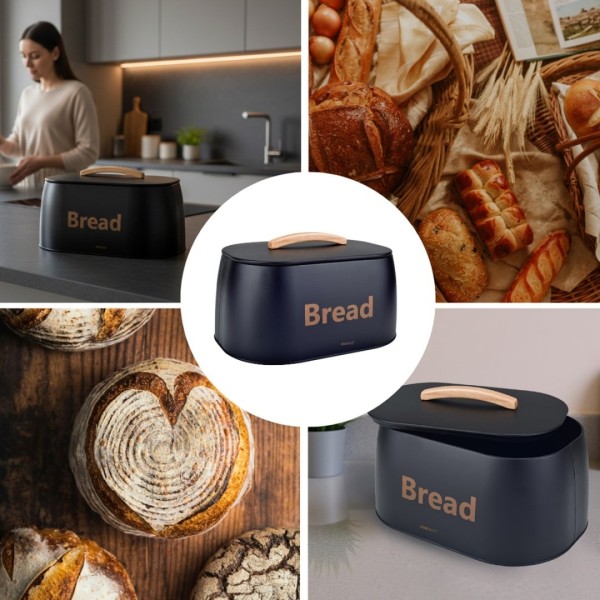 Chlebak na pieczywo Kinghoff KH-1946 (stalowy)