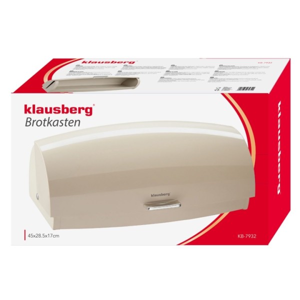 Chlebak Klausberg KB-7932 (stalowy)
