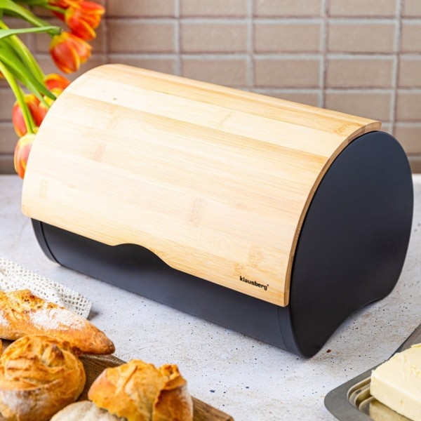 Chlebak Klausberg KB-7711 (stalowy, 32 cm)