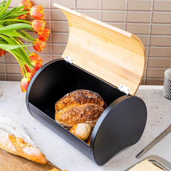 Chlebak Klausberg KB-7711 (stalowy, 32 cm)