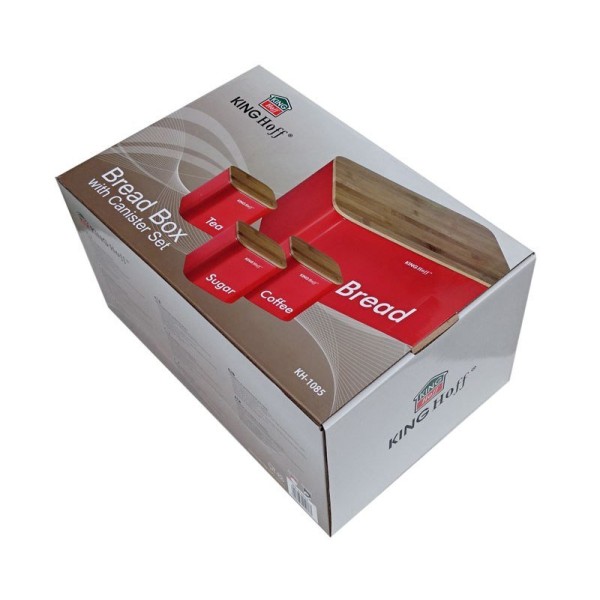 ХЛІБНИЦЯ В КОМПЛЕКТІ З 3 КОНТЕЙНЕРАМИ KiNGHOFF KH-1085