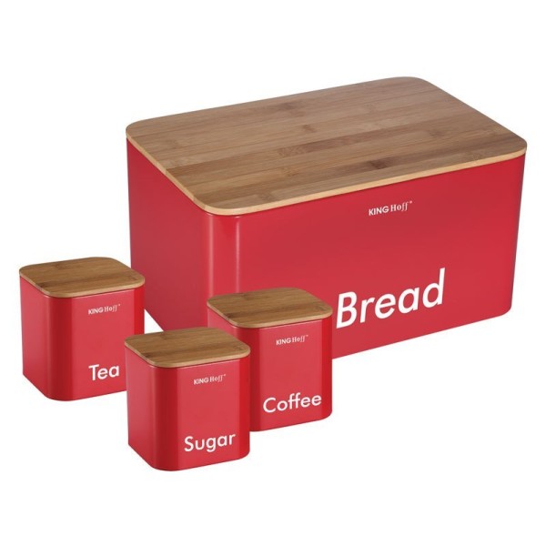 ХЛІБНИЦЯ В КОМПЛЕКТІ З 3 КОНТЕЙНЕРАМИ KiNGHOFF KH-1085