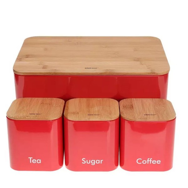 ХЛІБНИЦЯ В КОМПЛЕКТІ З 3 КОНТЕЙНЕРАМИ KiNGHOFF KH-1085