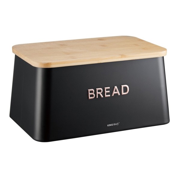 Chlebak z deską do krojenia Kinghoff KH-1948 (stalowy)