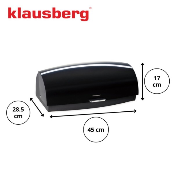 Хлібниця, сталевий контейнер для хліба, KLAUSBERG KB-7931