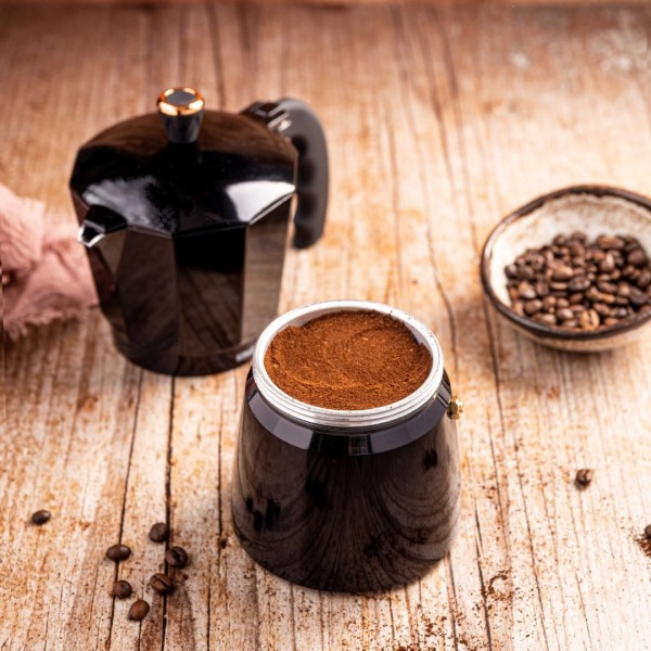 КАВОВАРКА ЕСПРЕСО КАВОВАРКА ПІД ТИСКОМ KINGHOFF 300 МЛ / 6 ЧАШОК KH-1883