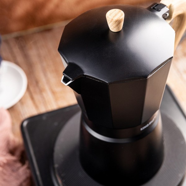 КАВОВАРКА ЕСПРЕСО КАВОВАРКА ПІД ТИСКОМ KINGHOFF 450 МЛ / 9 ЧАШОК KH-1887