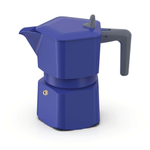 Емальована кавоварка PEZZETTI PENTAEXPRESS (6 чашок) - темно-синя