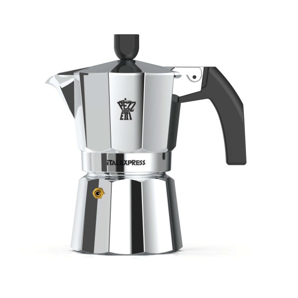 Кавоварка PEZZETTI ITALEXPRESS з алюмінію (2 чашки) - срібляста