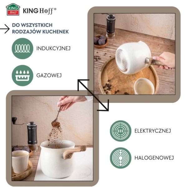 МАРМУРОВА ТУРЕЦЬКА КАВА FROG 1.8 Л KINGHOFF KH-1982 ІНДУКЦІЙНА