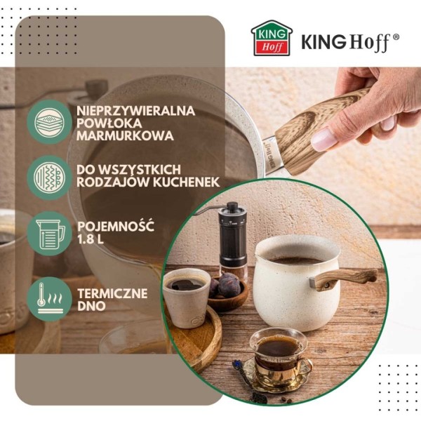 МАРМУРОВА ТУРЕЦЬКА КАВА FROG 1.8 Л KINGHOFF KH-1982 ІНДУКЦІЙНА