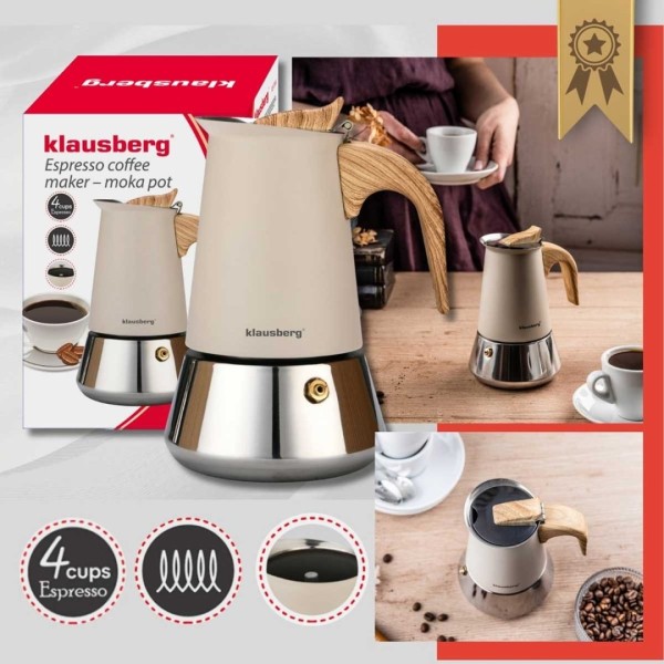 КАВОВАРКА 200 мл KLAUSBERG KB-7994 ІНДУКЦІЙНА