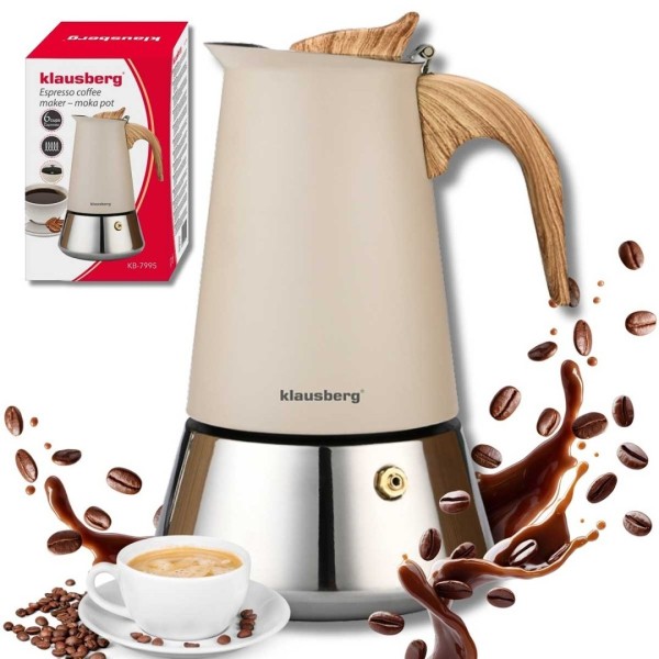 КАВОВАРКА 300 мл KLAUSBERG KB-7995 ІНДУКЦІЙНА