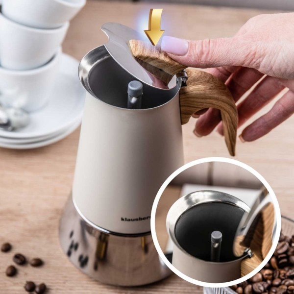 КАВОВАРКА 300 мл KLAUSBERG KB-7995 ІНДУКЦІЙНА