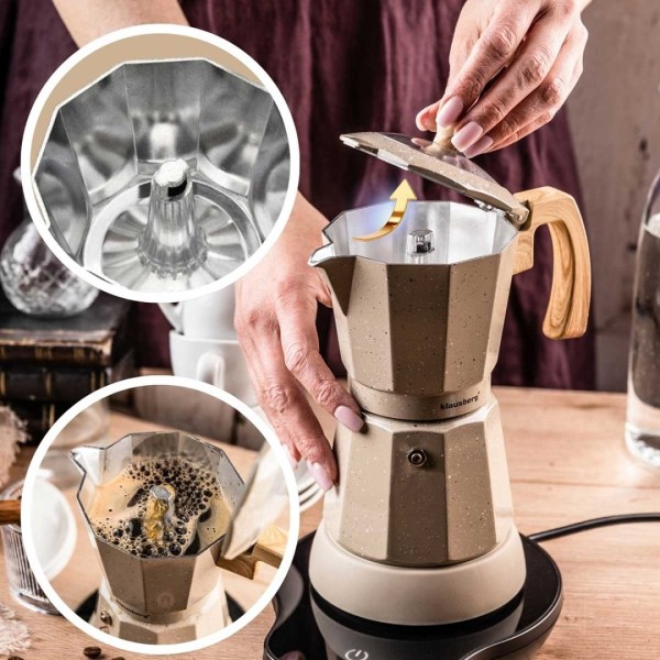 ЕЛЕКТРИЧНА КАВОВАРКА ЕСПРЕСО 300 мл KLAUSBERG KB-7999 500 Вт