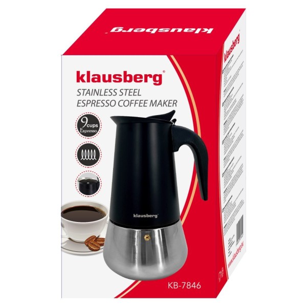 Kawiarka ciśnieniowa Klausberg KB-7846 (450 ml)
