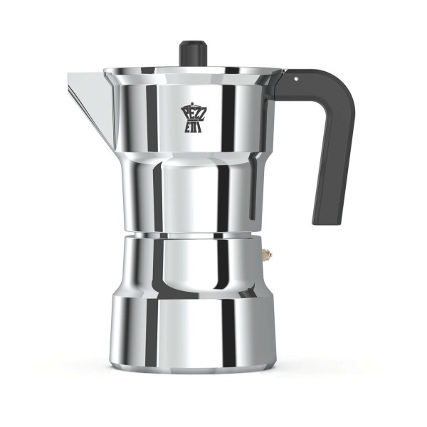 Алюмінієва кавоварка PEZZETTI SOLIDEXPRESS (6 чашок) - срібляста