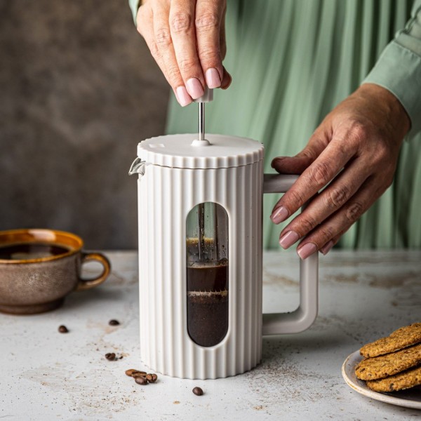 СКЛЯНИЙ НАБІР ДЛЯ ЧАЮ ТА КАВИ ФРЕНЧ-ПРЕС 350 МЛ ВЕРШКОВИЙ KLAUSBERG KB-7743