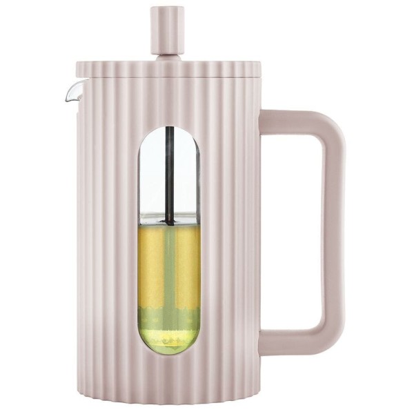 СКЛЯНИЙ ЧАЙНО-КАВОВИЙ ІНФУЗОР ФРЕНЧ-ПРЕС 600 МЛ БЕЖЕВИЙ KLAUSBERG KB-7749