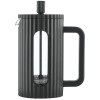 СКЛЯНИЙ ЧАЙНО-КАВОВИЙ ІНФУЗОР ФРЕНЧ-ПРЕС 600 МЛ ЧОРНИЙ KLAUSBERG KB-7746