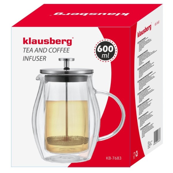 Zaparzacz do kawy i herbaty Klausberg KB-7683 (0,6 l)