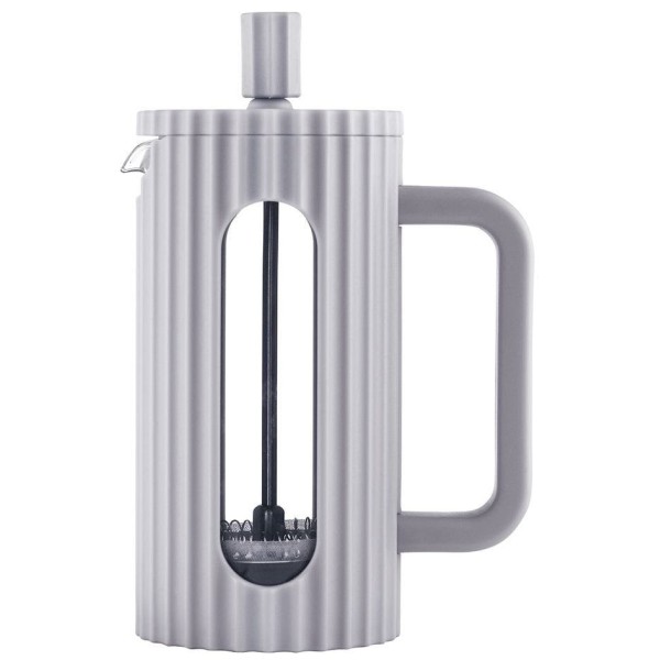 СКЛЯНИЙ ЧАЙНО-КАВОВИЙ ІНФУЗОР ФРЕНЧ-ПРЕС 350 МЛ СІРИЙ KLAUSBERG KB-7742