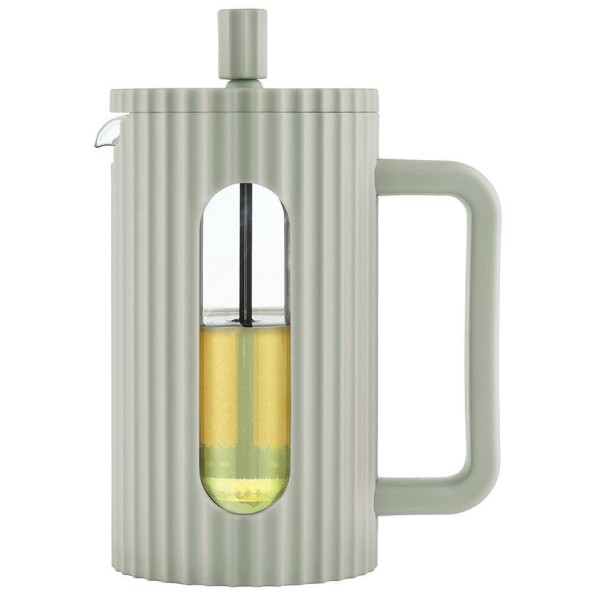 СКЛЯНИЙ ЧАЙНО-КАВОВИЙ ІНФУЗОР ФРЕНЧ-ПРЕС 600 МЛ ЗЕЛЕНИЙ KLAUSBERG KB-7750