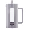 СКЛЯНИЙ ЧАЙНО-КАВОВИЙ ІНФУЗОР ФРЕНЧ-ПРЕС 1000 МЛ СІРИЙ KLAUSBERG KB-7752